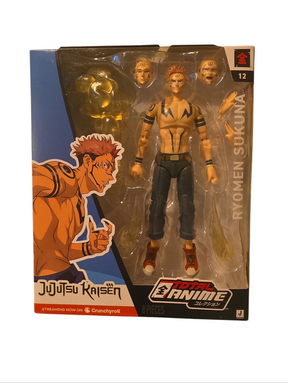 Ryomen Sukuna 6.5" action figure from the Total Anime line by Jazwares
